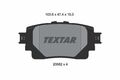 TEXTAR 2058201 Bremsbelagsatz, Scheibenbremse für LEXUS SUZUKI TOYOTA