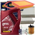  INSPEKTIONSPAKET+5W30 ÖL 1.4+1.6 HDI passend für PEUGEOT 208 207 CITRÖEN C3 DS3