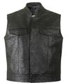 LEDERWESTE  KUTTE MOTORRAD BIKER Vest CHOPPER ROCKER CLUB Gr SX - 4XL LEDER WEST