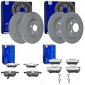 ATE PowerDisc BREMSSCHEIBEN + BELÄGE  passend für VW GOLF 4 BORA+AUDI A3 TT 4WD