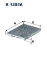 FILTRON K 1255A Filter, Innenraumluft für NISSAN,NISSAN (DFAC)