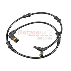 1x Sensor, Raddrehzahl METZGER 09001069 passend für MERCEDES-BENZ