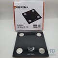 GRIFEMA Digitale Personenwaage, Waage mit Körperfett und Muskelmasse,... GA2001