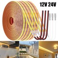 COB LED Streifen 12V 24V Wasserdicht Lichtband Stripe Lichterkette Selbstklebend