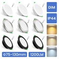 LED Einbaustrahler 8W 10W 12W Rund CCT Flach Deckenleuchte Einbauleuchte 1200LM