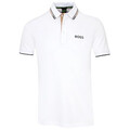 BOSS Paddy Pro Natural Herren Weiß Poloshirts Baumwolle Kurzarm 50469102-103