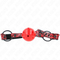 0 KINK - RAUTENMUSTER-BALL 4,5 CM GAG MODELL 1 64,5 CM VERSTELLBAR 42-60 CM