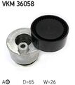 Spannrolle, Keilrippenriemen SKF VKM 36058 passend für NISSAN RENAULT