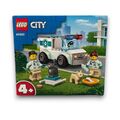 LEGO City Tierrettungswagen mit Hunde und Katzen sowie 2 Tierarzt Minifig 60382