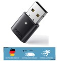 Bluetooth Adapter 5.0 für PC - Mini USB Dongle für Windows 11/10/8.1/7, Schwarz