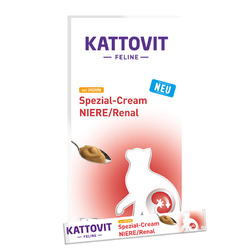 Kattovit Niere/Renal mit Huhn Spezial-Cream 66 x 15g (38,28€/kg)