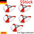 5x Wischbezug Clean Moppkopf Ersatzkopf für Vileda Turbo Wischmop Easy Wring DHL
