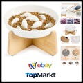 Anti Schling Napf Katze Erhöht, Keramik Antischlingnapf Katze, Slow Feeder Ka...
