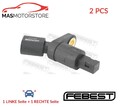 ABS SENSOR DREHZAHLFÜHLER PAAR HINTEN FEBEST 23606-001 2PCS V NEU OE QUALITÄT