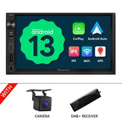 Eonon 2DIN Android Auto 13 7" IPS Autoradio GPS Navi Navigation CarPlay WiFi RDS
