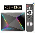 2025 Android 14.0 Smart TV BOX 1000M 32GB WIFI Netzwerk Media Player Octa Core