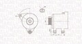 MAGNETI MARELLI LICHTMASCHINE GENERATOR 90A passend für AUDI A3 A4 A6 SKODA