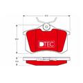 TRW GDB823DTE Bremsbeläge Bremsklötze Hinten für Audi Citroën Peugeot