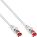 Netzwerkkabel Cat.6 Patchkabel 1,0m Weiß S/FTP PiMf LAN DSL PVC CCA 2 Stück