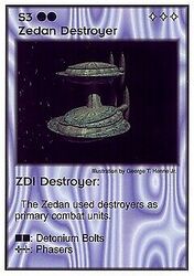 Zedan Destroyer - Invaders - Galactic Empires