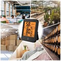 Ästhetisches elektronisches Innenthermometer Hygrometer mit hintergrundbeleucht