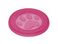 Nobby  TPR Fly-Disc "Paw"pink 22 cm Hund Spielzeug Kauen schwimmt