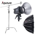 Amaran 200d S 200W 5600K Tageslicht LED-Videolicht +Light Dome mini + C-Stativ