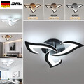 LED Deckenleuchte Dimmbar 3-Farbige Deckenlampe Blumen Wohnzimmer Küchen Flur