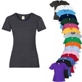 Fruit of the Loom Lady Fit Valueweight-T Damen T-Shirt Baumwolle  XS - 2XL