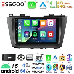 DAB+ Für Mazda 5 2010-2015 KAM 4+64G Android 14 Autoradio GPS WIFI BT Carplay FM