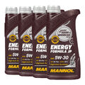 4 (4x1) Liter MANNOL 5W-30 Energy Formula JP Motoröl für Hyundai, Toyota usw