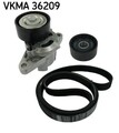 SKF Vkma36209 Keilrippenriemen Rippenriemen Satz für Renault Kangoo 1996 ->