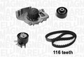 Magneti Marelli 341401690001 Wasserpumpe + Zahnriemensatz für CITROËN FORD Kühlu