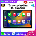 Android 13 Für Mercedes Benz W164 GL320 ML350 X164 Autoradio GPS Navi Carplay BT