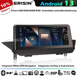 10.25" 8-Kern 64GB Android 14 CarPlay Autoradio GPS Navi für BMW X1 E84 CIC DAB+