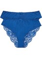 1er pack Slip Gr. 40/42 Blau Damen-Unterwäsche Panty Unterhose Neu*