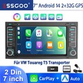 DAB+ Für VW T5 Multivan Transporter Android 14 Autoradio Carplay GPS Navi RDS BT