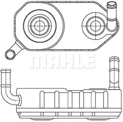 Getriebeölkühler CLC 177 000S MAHLE für SEAT VW