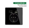 USB-C Steckdose Schuko Wandsteckdose Unterputz mit 2 USB Anschluss Ladegerät