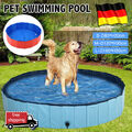 Hundepool Hunde Swimmingpool Schwimmbecken Planschbecken Pool Bad Becken Faltbar