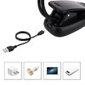 LED Klemmleuchte dimmbar USB Akku Leselampe Tischlampe Schreibtisch Leuchte