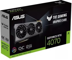 ASUS TUF Gaming GeForce RTX 4070 OC, TUF-RTX4070-O12G-GAMING, 12GB GDDR6X