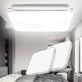 LED Deckenlampe Panel Deckenleuchte Schlafzimmer Bad Wohnzimmer Flurlampe IP44