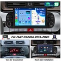 DAB+ Carplay Für Fiat Panda 2013-20 7" Android 15 Autoradio 1+32GB GPS Navi +KAM