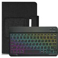QWERTZ Beleuchtete Bluetooth Tastatur Maus Hülle für Amazon Fire Max HD 10/Plus