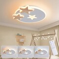 31W LED Deckenleuchte Dimmbar mit Fernbedienung Stern Kinderzimmer Kinderlampe 