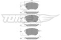 Bremsbelagsatz Scheibenbremse TOMEX Brakes TX 19-39 für NISSAN INFINITI FX 1 Z50