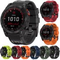 Quick Fit Silikon Armband Ersatz für Garmin Fenix 8/7/7X 6/6X Pro 5/5X Plus 3 HR