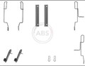 Zubehörsatz Scheibenbremsbelag A.B.S. 1188Q für ALPINE 106 405 BX PEUGEOT A310 2