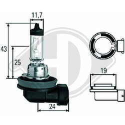 DIEDERICHS Glühlampe, Fernscheinwerfer  u.a. für ABARTH, ALFA ROMEO, ALPINADie Nr.1* für Autoteile: Top-Preis-Leistungs-Verhältnis